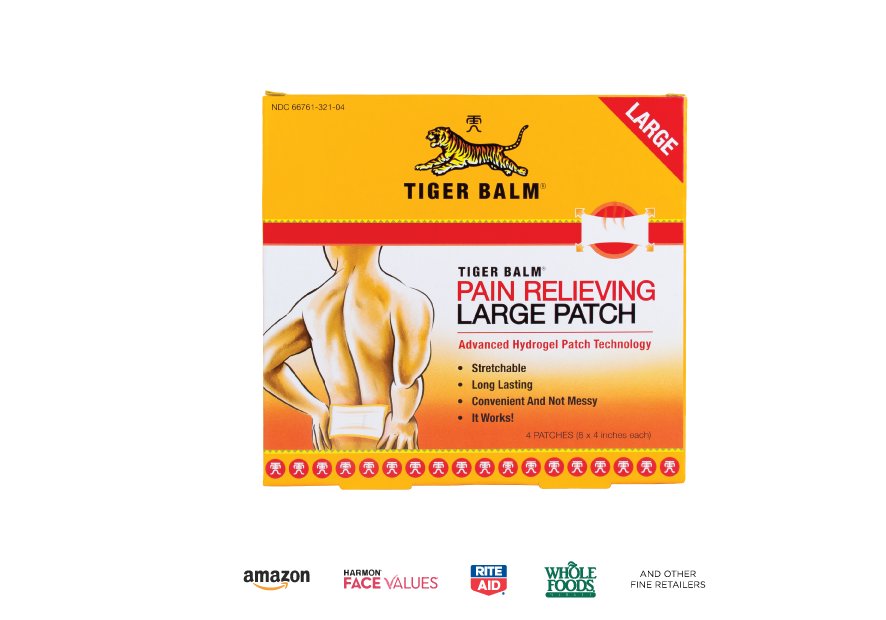 TIGER BALM PAIN RELIEVING HYDROGEL PATCH (LARGE)